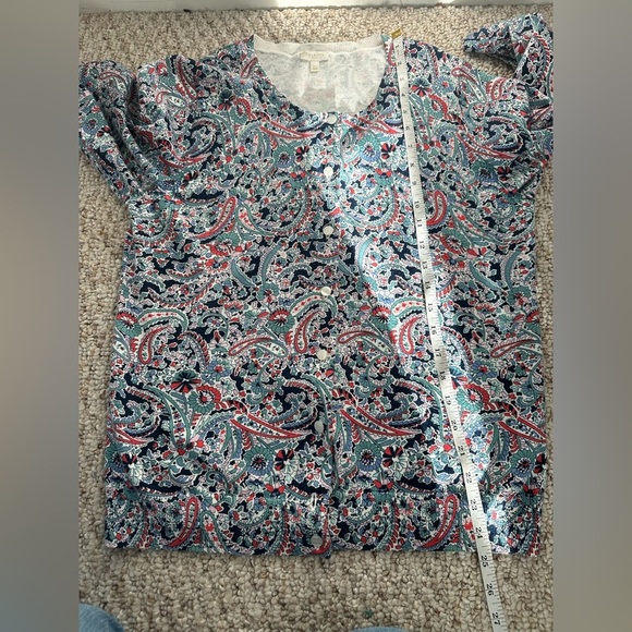 Talbots Button down Cardigan size LP - Picture 6 of 7